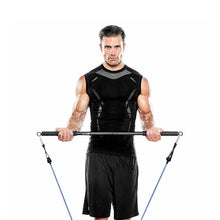 Load image into Gallery viewer, Power Bar For Resistance Tubes and Pilates with Resistance Tube Set
